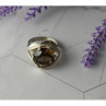 925 Sterling Silver Hessonite Ring Size 9