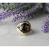 925 Sterling Silver Hessonite Ring Size 9