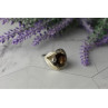 925 Sterling Silver Hessonite Ring Size 9