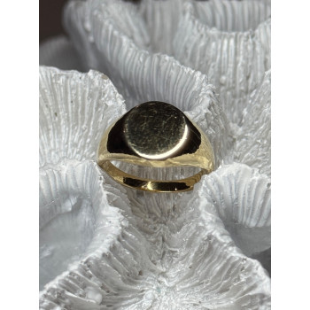 925 Sterling Silver Gold Plated Ring Size 7