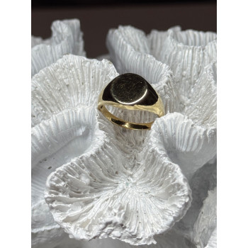 925 Sterling Silver Gold Plated Ring Size 7