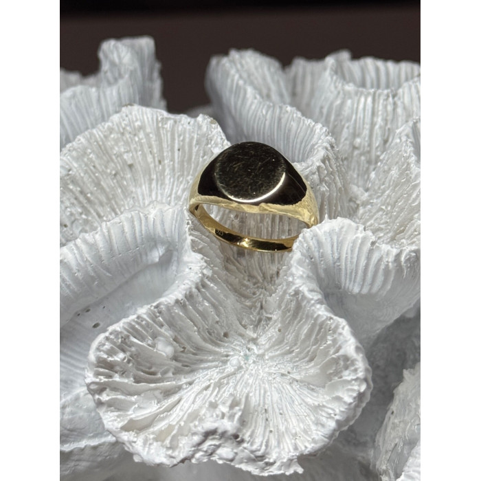 925 Sterling Silver Gold Plated Ring Size 7