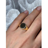 925 Sterling Silver Gold Plated Ring Size 7