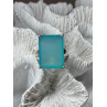925 Sterling Silver Aquamarine Ring Size 7.5
