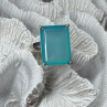 925 Sterling Silver Aquamarine Ring Size 7.5