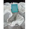925 Sterling Silver Aquamarine Ring Size 7.5