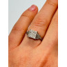 925 Sterling Silver CZ Ring Size 6