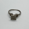 925 Sterling Silver CZ Ring Size 6