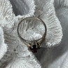 925 Sterling Silver Garnet Ring Size 7