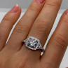 925 Sterling Silver CZ Ring Size 9.5