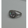 925 Sterling Silver CZ Ring Size 9.5