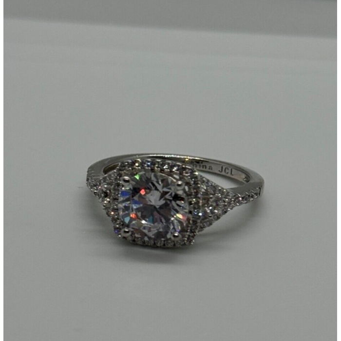 925 Sterling Silver CZ Ring Size 9.5