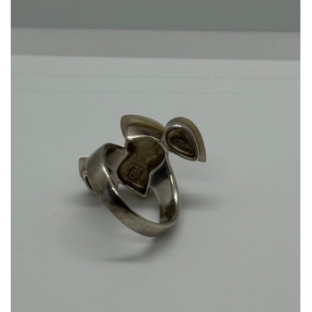 925 STERLING SILVER  MOTHER OF PEARL RING SIZE 7