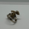 925 Sterling Silver Mother OF Pearl Ring Size 7