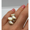 925 STERLING SILVER  MOTHER OF PEARL RING SIZE 7
