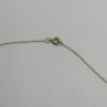 10K Yellow Gold Necklace Topaz & Diamond Heart