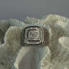 Men'S 925 Sterling Silver CZ Ring Size 12