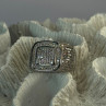 Men'S 925 Sterling Silver CZ Ring Size 12