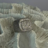 Men'S 925 Sterling Silver CZ Ring Size 12