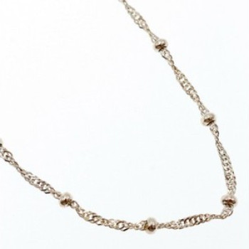 925 Sterling Silver Necklace Italy 29.9 in