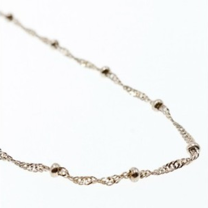 925 Sterling Silver Necklace Italy 29.9 in