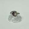 925 Sterling Silver CZ Ring Size 6.5 Italy