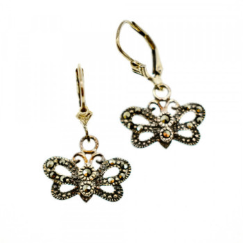 Vintage 925 Sterling Silver Marcasites 
