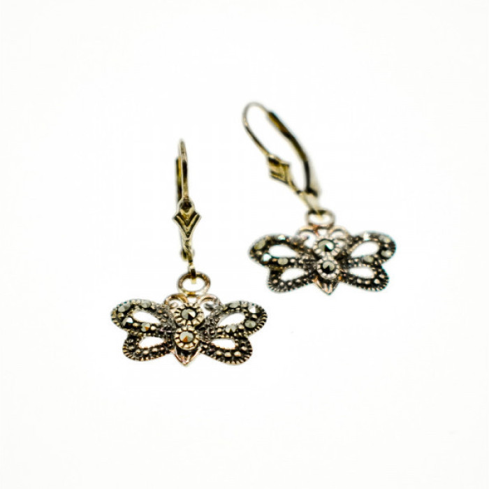Vintage 925 Sterling Silver Marcasites 