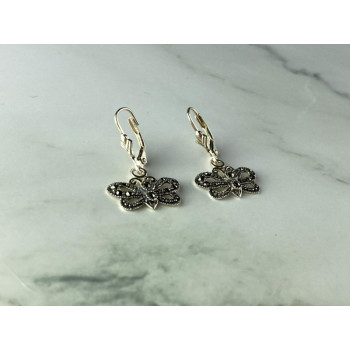 Vintage 925 Sterling Silver Marcasites 