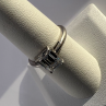 925 Sterling Silver & CZ Ring Size 7