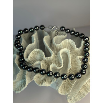 Aesthetic 925 Sterling Silver South Sea Shell Pearls Necklace Length 18 Inch