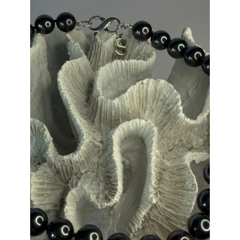 Aesthetic 925 Sterling Silver South Sea Shell Pearls Necklace Length 18 Inch