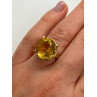 10K YELLOW GOLD RING CITRINE  SIZE 6