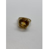 10K YELLOW GOLD RING CITRINE  SIZE 6
