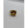 10K YELLOW GOLD RING CITRINE  SIZE 6