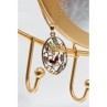 925 Sterling Silver Gold Plated Multi Gemstones Chain With Pendant