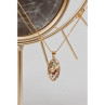 925 Sterling Silver Gold Plated Multi Gemstones Chain With Pendant