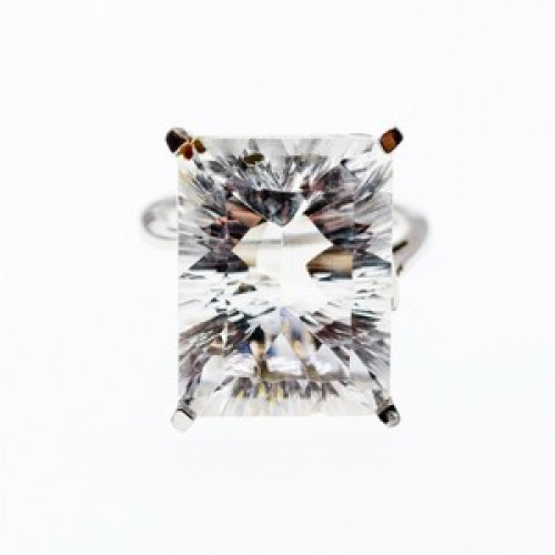 925 Sterling Silver CZ Ring Size 11.75
