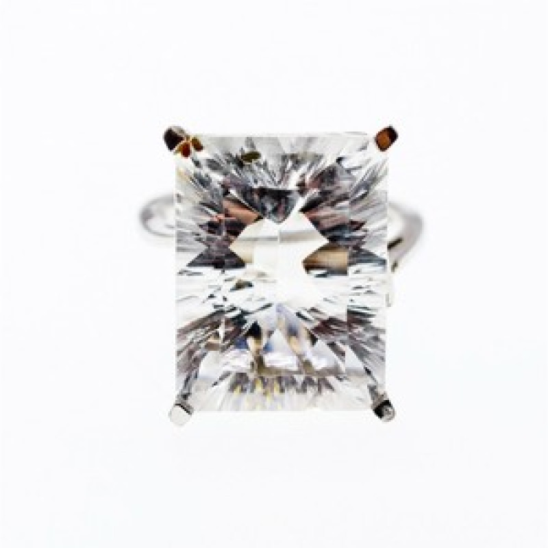 925 Sterling Silver CZ Ring Size 11.75