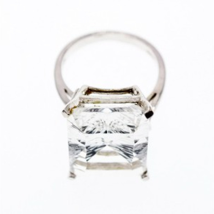 925 Sterling Silver CZ Ring Size 11.75