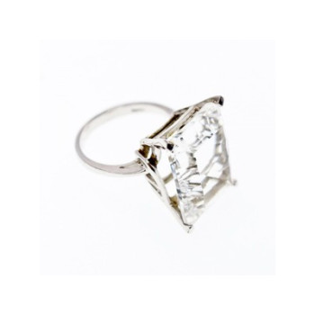 925 Sterling Silver CZ Ring Size 11.75