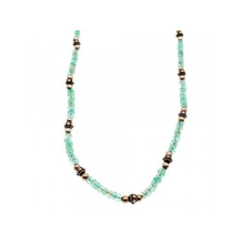 925 Sterling Silver Green Jade Necklace