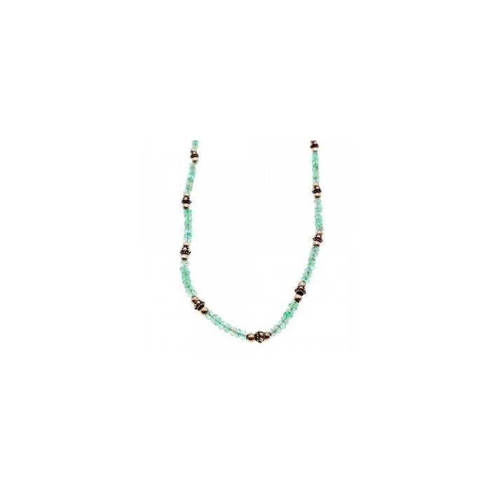 925 Sterling Silver Green Jade Necklace