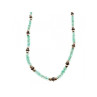 925 Sterling Silver Green Jade Necklace