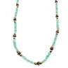 925 Sterling Silver Green Jade Necklace