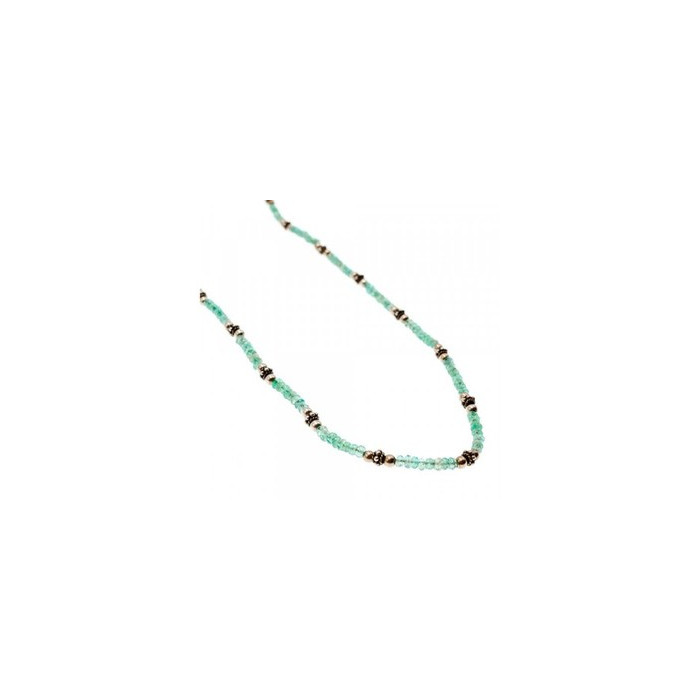925 Sterling Silver Green Jade Necklace