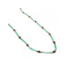 925 Sterling Silver Green Jade Necklace
