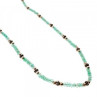925 Sterling Silver Green Jade Necklace