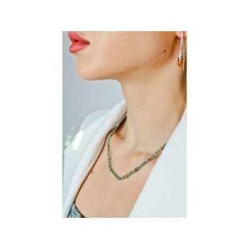 925 Sterling Silver Green Jade Necklace