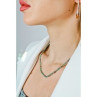 925 Sterling Silver Green Jade Necklace